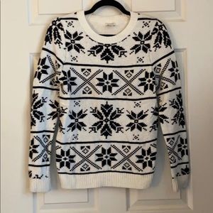 Jcrew snowflake sweater